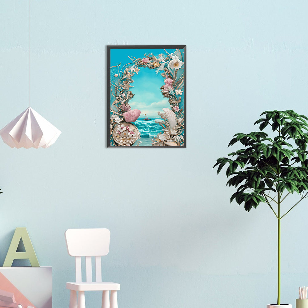 Dream Beach Shells - Full Round Drill Diamond Painting 30*40CM