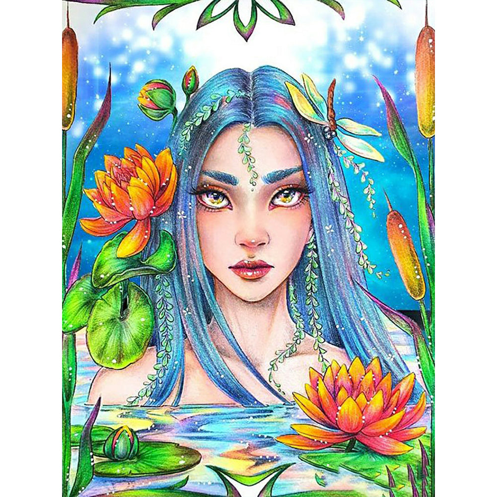 Goddess - Full Round Drill Diamond Painting 30*40CM