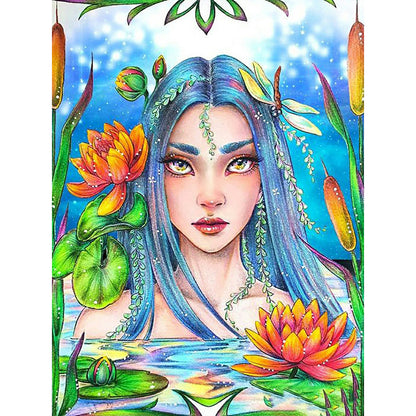Goddess - Full Round Drill Diamond Painting 30*40CM