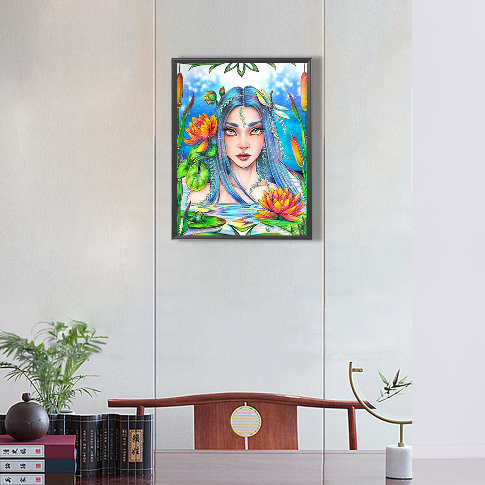 Goddess - Full Round Drill Diamond Painting 30*40CM