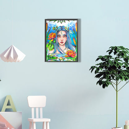 Goddess - Full Round Drill Diamond Painting 30*40CM