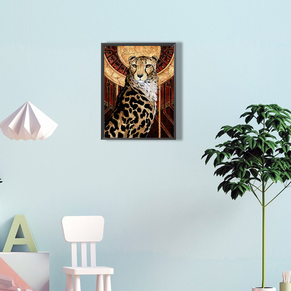 Leopard - Full Round Drill Diamond Painting 30*40CM