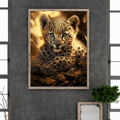 Cheetah - Full Square Drill Diamond Painting 30*40CM
