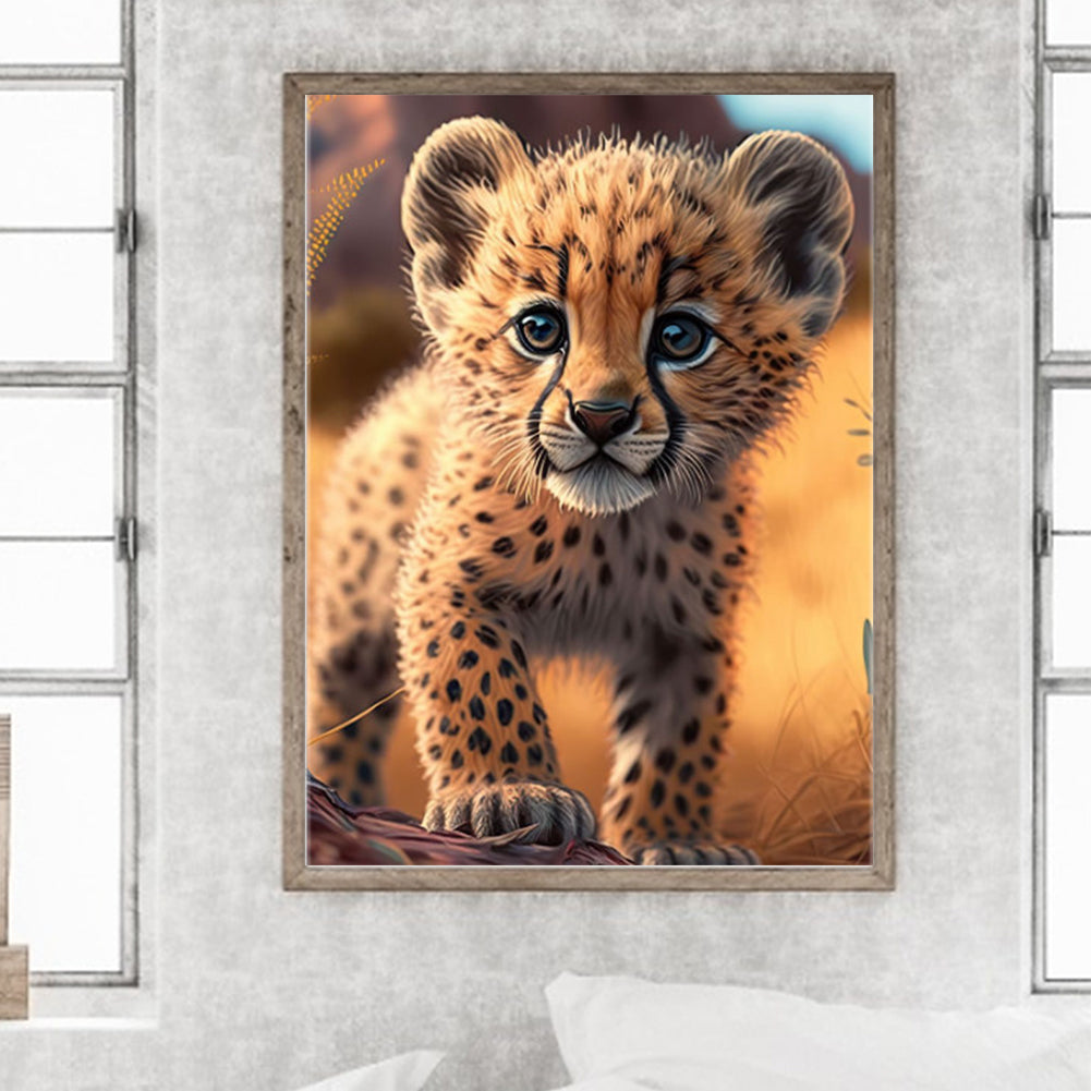 Cheetah - Full Square Drill Diamond Painting 30*40CM