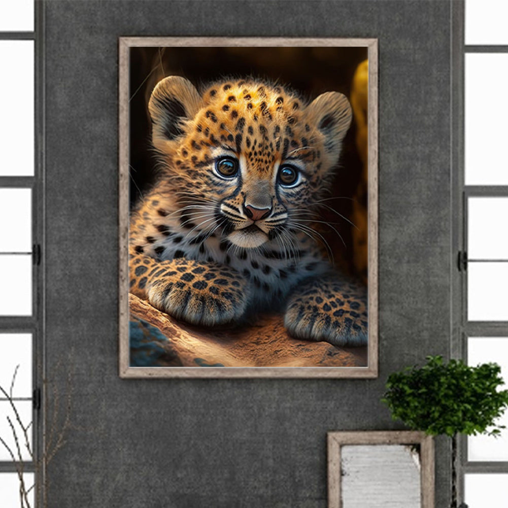Cheetah - Full Square Drill Diamond Painting 30*40CM