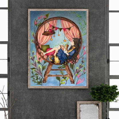 Little Girl - Full Round Drill Diamond Painting 30*40CM