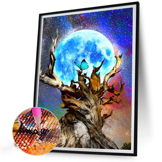 All The Stars Hold The Moon - Full Round Drill Diamond Painting 30*40CM