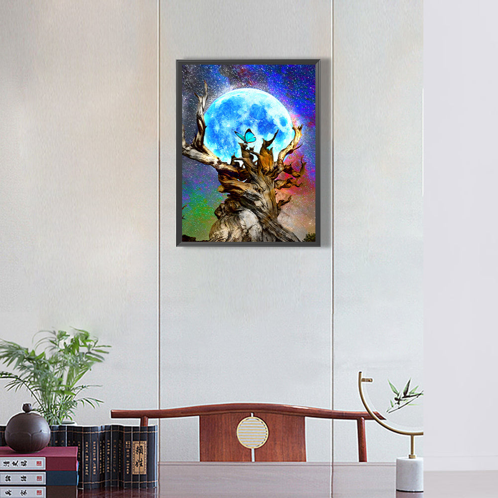 All The Stars Hold The Moon - Full Round Drill Diamond Painting 30*40CM
