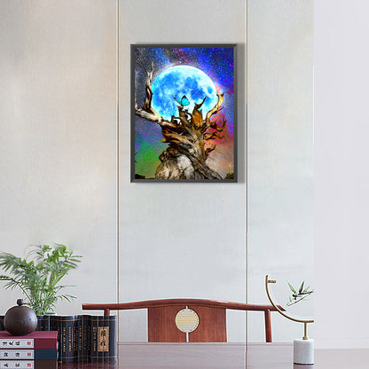 All The Stars Hold The Moon - Full Round Drill Diamond Painting 30*40CM