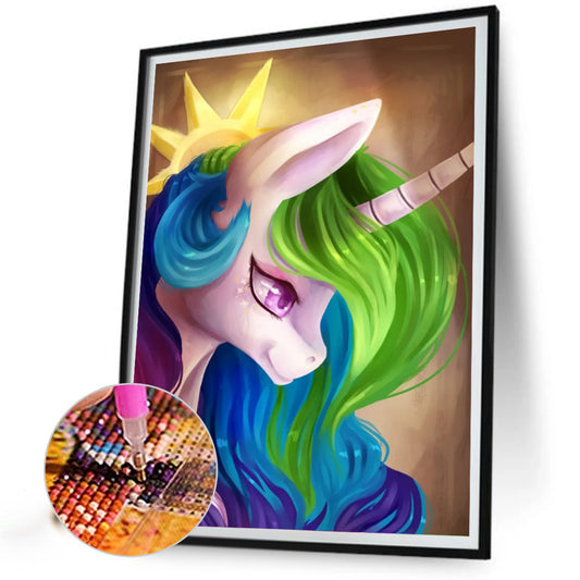 Joyful Cosmic Princess - Full Round Drill Diamond Painting 30*40CM