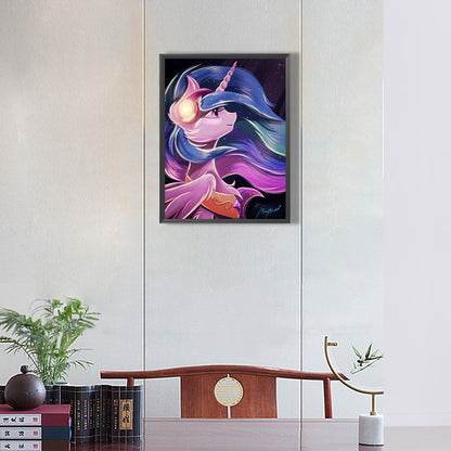 Gentle Cosmic Princess - Full Round Drill Diamond Painting 30*40CM