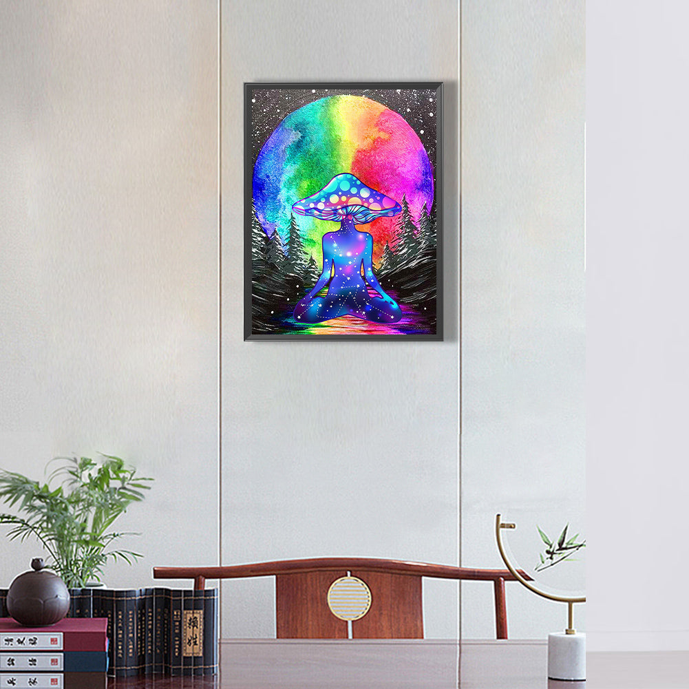 Hallucinogenic Mushrooms - Full Round Drill Diamond Painting 30*40CM