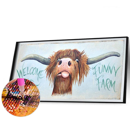 Proud To Consume Cattle - Full Round Drill Diamond Painting 30*60CM