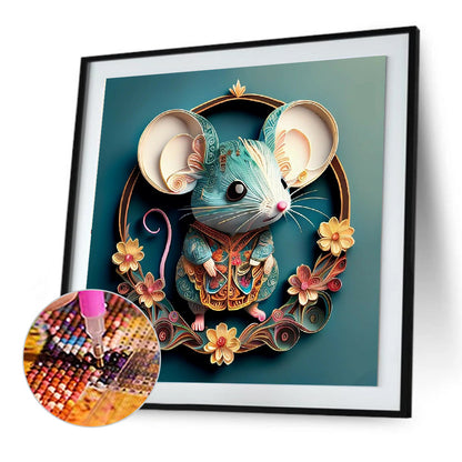 Mouse - Full Round Drill Diamond Painting 30*30CM