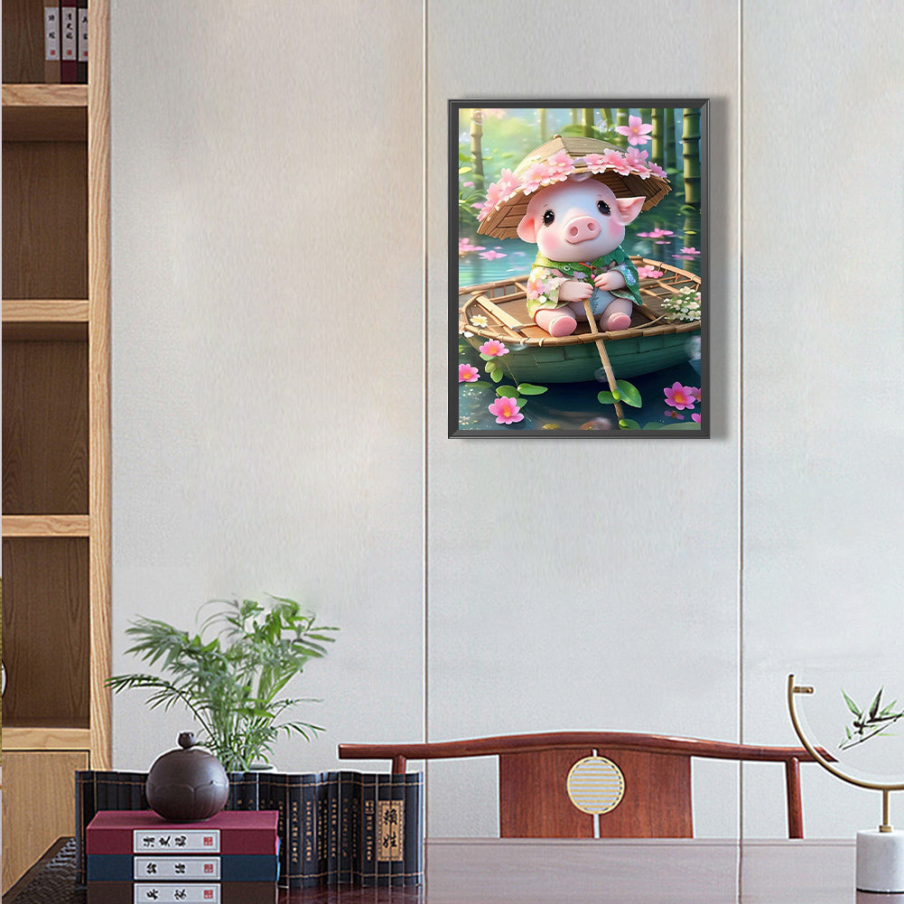 Animals In The Jungle - Full Round Drill Diamond Painting 30*40CM