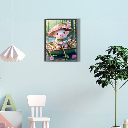Animals In The Jungle - Full Round Drill Diamond Painting 30*40CM