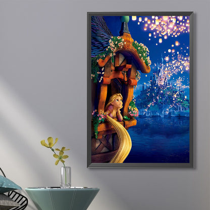 Long Hair Princess - Full Round Drill Diamond Painting 40*60CM