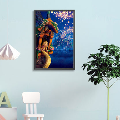 Long Hair Princess - Full Round Drill Diamond Painting 40*60CM