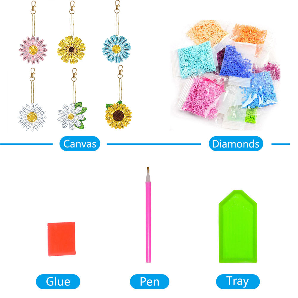 DIY Diamond Art Keychains Diamond Mosaic Kit Rhinestone Pendant Lady Bag Pendant