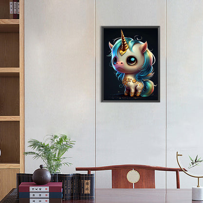 Rainbow Horse - Full Round Drill Diamond Painting 30*40CM