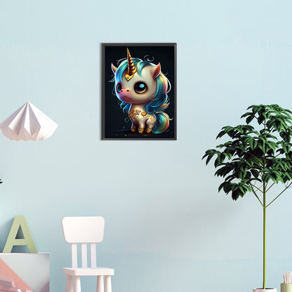 Rainbow Horse - Full Round Drill Diamond Painting 30*40CM