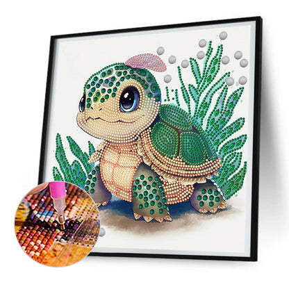 Little Turtle - Special Shaped Drill Diamond Painting 30*30CM