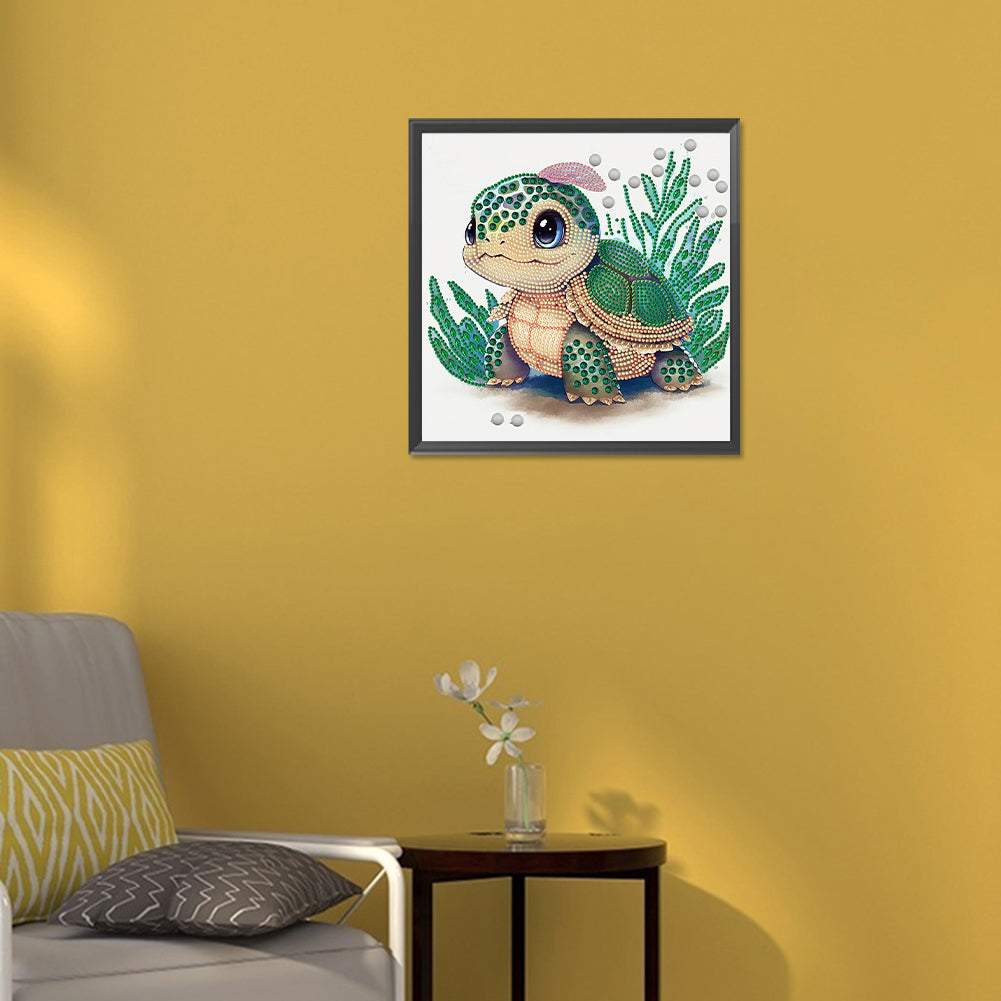 Little Turtle - Special Shaped Drill Diamond Painting 30*30CM