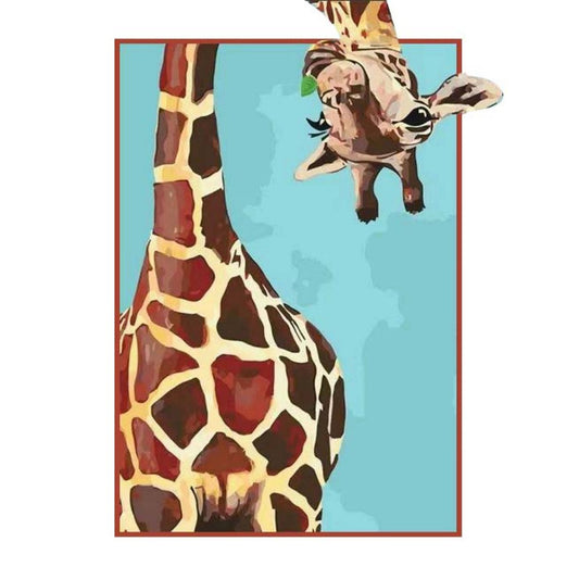 Headstand Giraffe - Full Round Drill Diamond Painting 40*50CM
