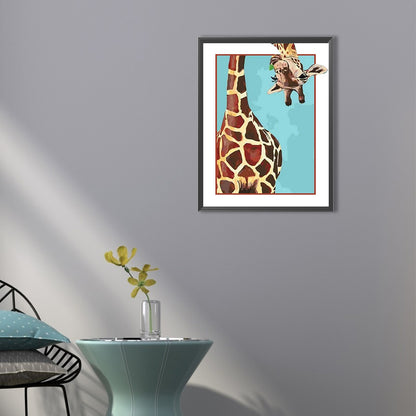 Headstand Giraffe - Full Round Drill Diamond Painting 40*50CM