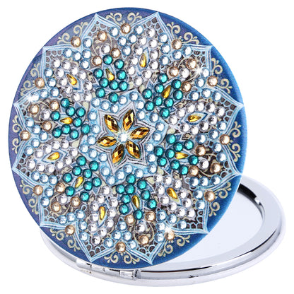 DIY Diamond Painting Makeup Mirror Portable Diamond Art Mosaic Makeup Mirror