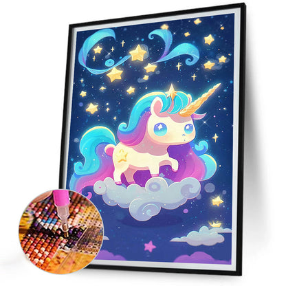 Tengyun Unicorn - Full Round Drill Diamond Painting 30*40CM