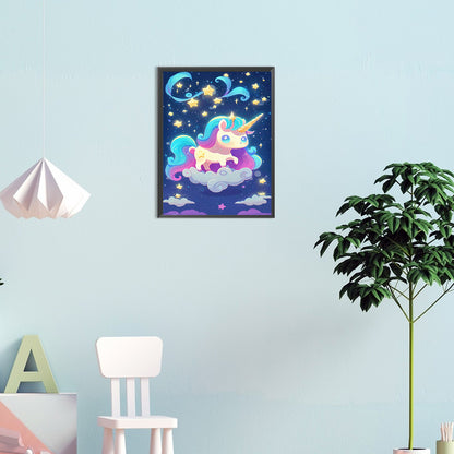 Tengyun Unicorn - Full Round Drill Diamond Painting 30*40CM