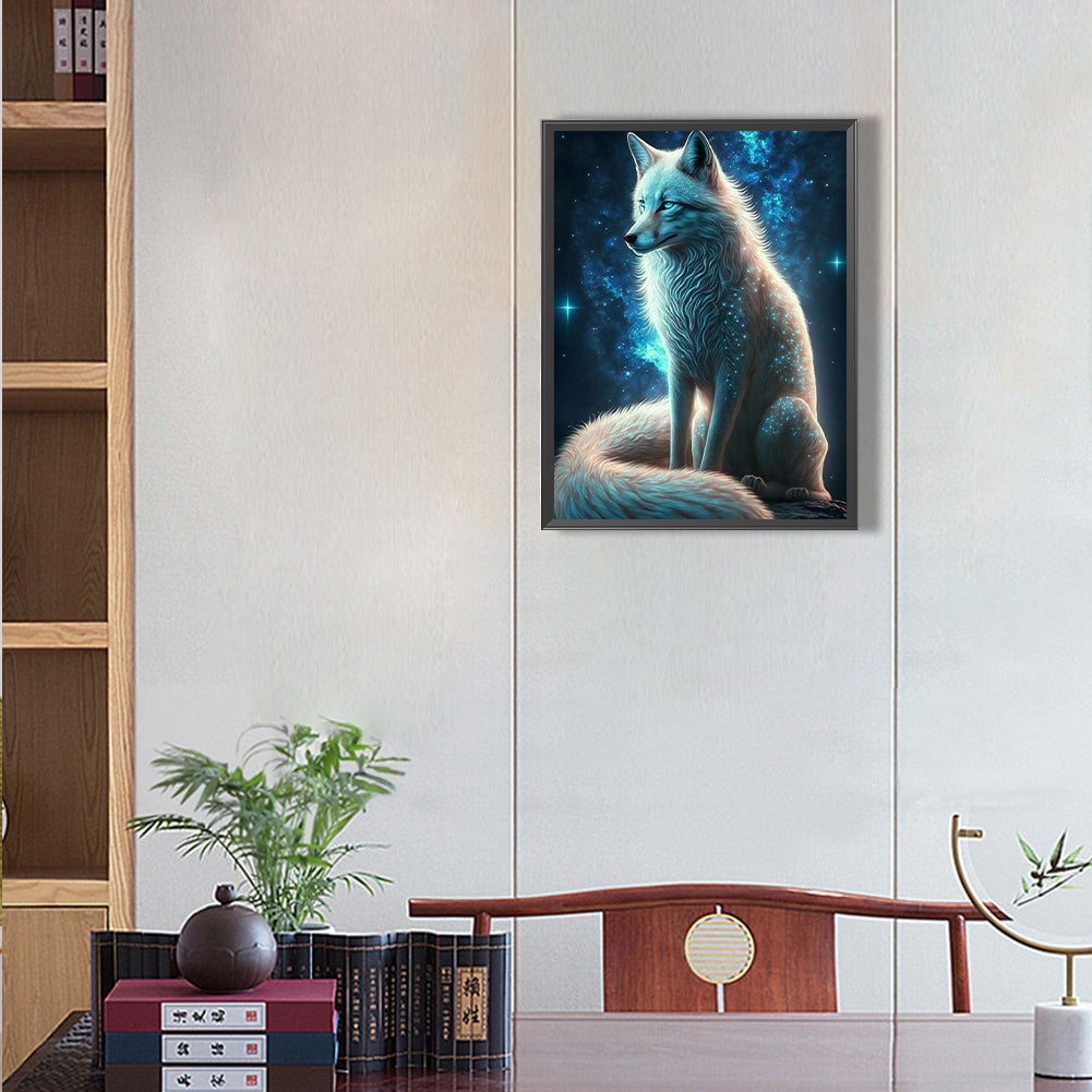 Arctic Fox - Full Round Drill Diamond Painting 30*40CM