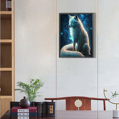 Arctic Fox - Full Round Drill Diamond Painting 30*40CM