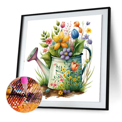 Watercolor Bouquet - Full Round Drill Diamond Painting 30*30CM