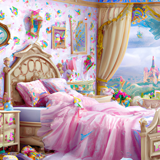 Princess Bedroom - Full Round Drill Diamond Painting 30*30CM