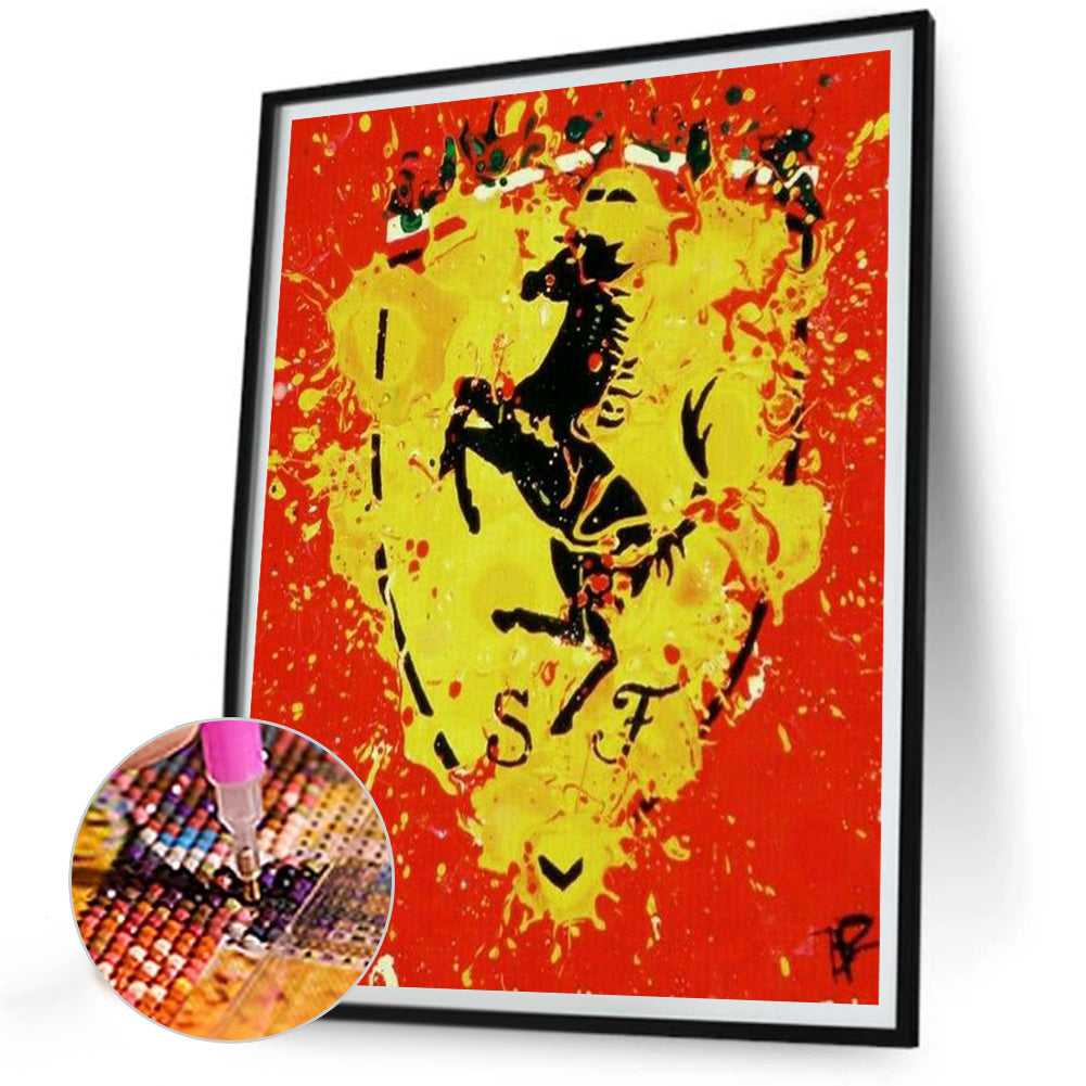 Ferrari - Full Round Drill Diamond Painting 30*40CM