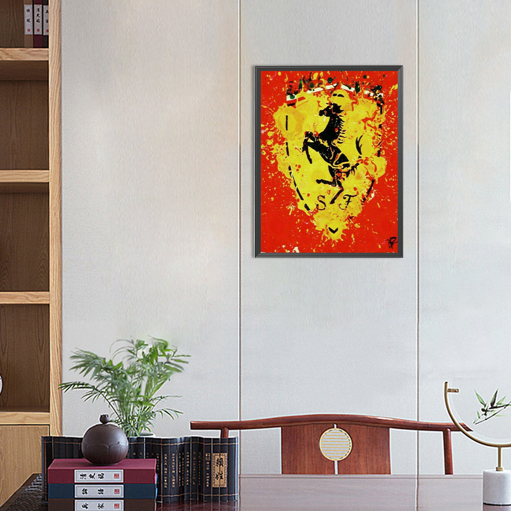 Ferrari - Full Round Drill Diamond Painting 30*40CM