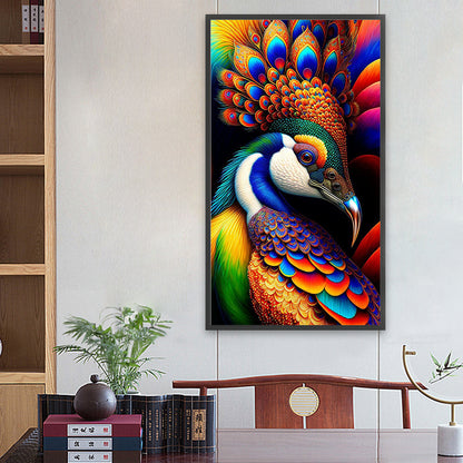 Peacock - Full Square Drill Diamond Painting 40*70CM