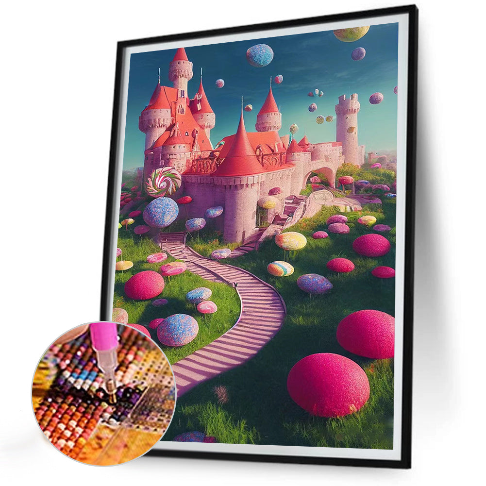 Castle Paradise - Full Round Drill Diamond Painting 30*40CM