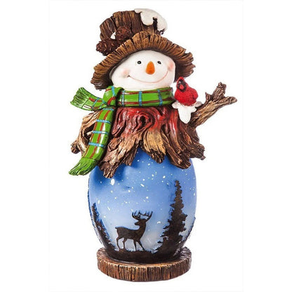 Snowman Ornaments - Full Round Drill Diamond Painting 40*60CM