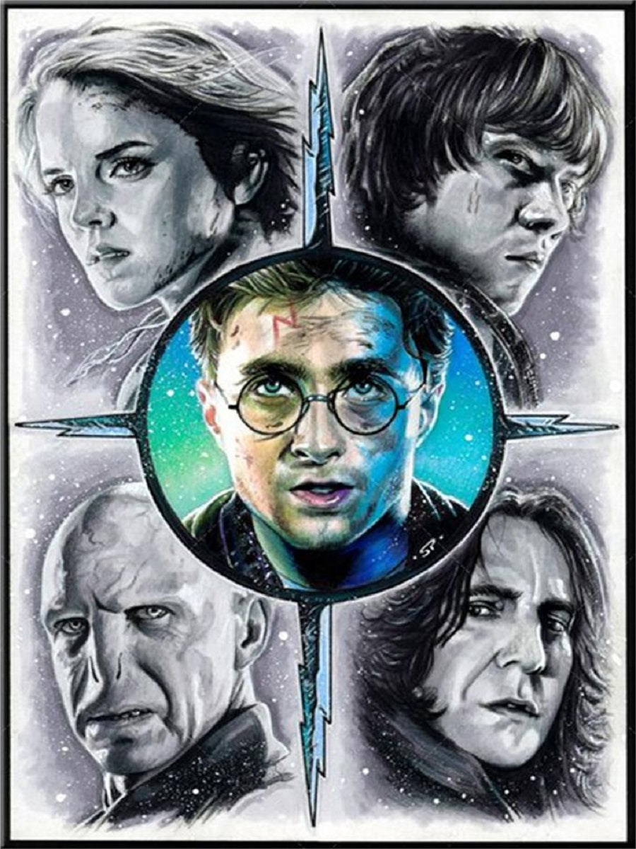 Harry Potter - Full Round Drill Diamond Painting 30*40CM