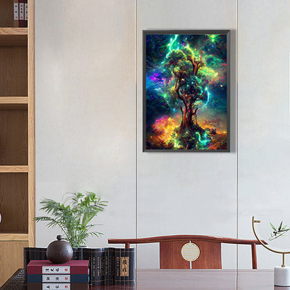 Dream Wisdom Tree - Full Square Drill Diamond Painting 40*50CM