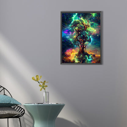 Dream Wisdom Tree - Full Square Drill Diamond Painting 40*50CM