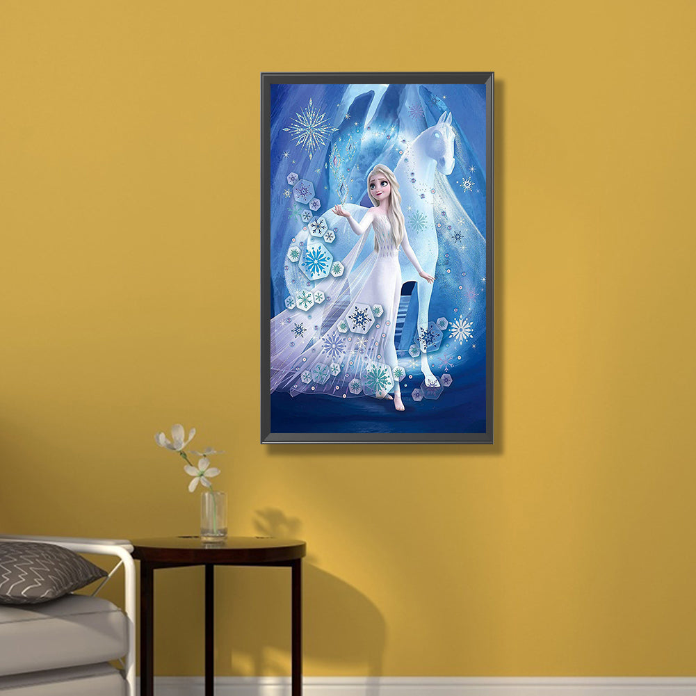 Frozen Elsa - Full Round Drill Diamond Painting 30*50CM