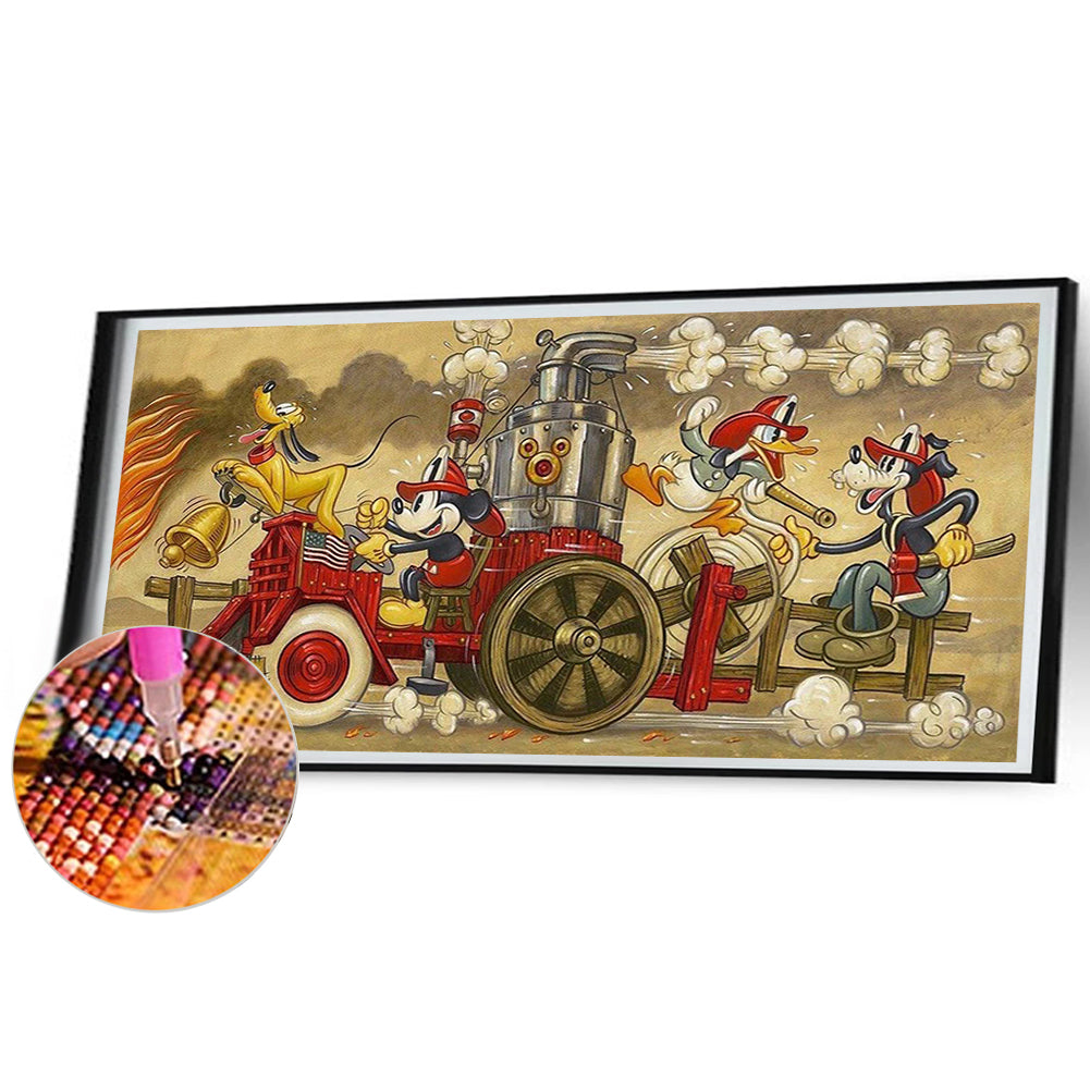 Disney Mickey Mouse And Friends - Full Round Drill Diamond Painting 30*60CM