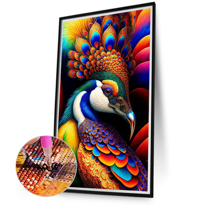 Graceful Peacock - Full Square Drill Diamond Painting 40*70CM