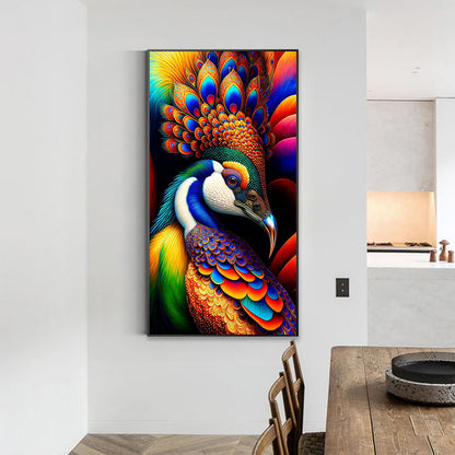 Graceful Peacock - Full Square Drill Diamond Painting 40*70CM