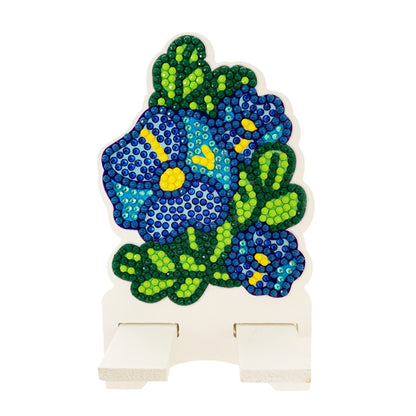 DIY Diamond Art Mobile Phone Stand Rack for Desktop Handmade Crystal Resin Craft