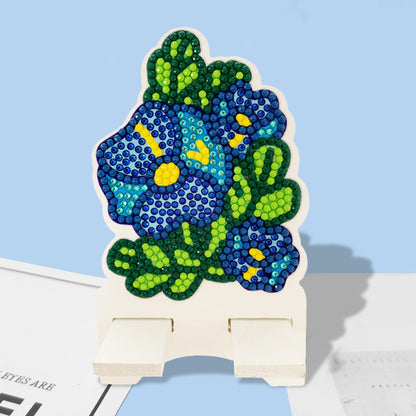 DIY Diamond Art Mobile Phone Stand Rack for Desktop Handmade Crystal Resin Craft